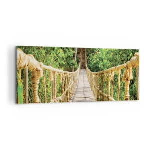 Impression sur toile - Image sur toile - Suspendu dans la nature - 100x40 cm