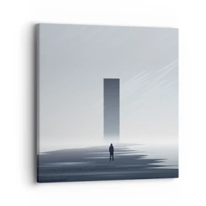 Impression sur toile - Image sur toile - Opportunité ou menace ? - 40x40 cm