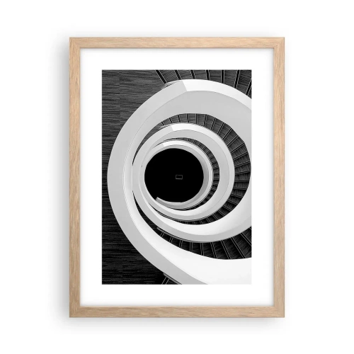 Affiche dans un chêne clair - Poster - Les choses concrêtes - 30x40 cm