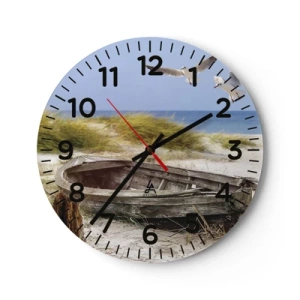 Horloge murale - Pendule murale - Bain de vent - 30x30 cm