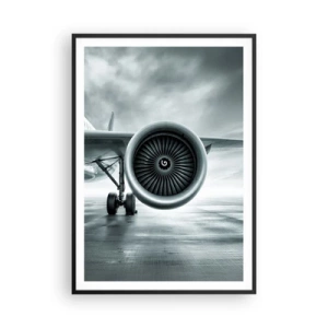 Affiche dans un cadre noir - Poster - Sent la force! - 70x100 cm