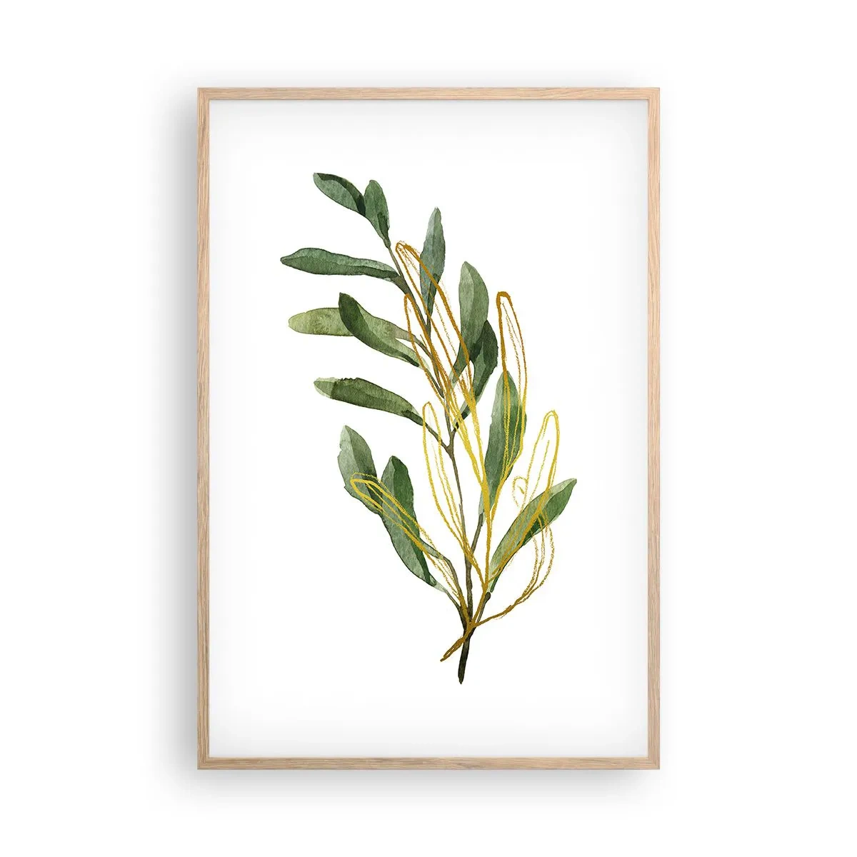 Affiche dans un chêne clair - Poster - Tout ce qui est bon - 61x91 cm