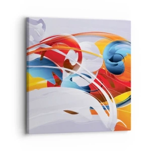 Impression sur toile - Image sur toile - La danse des éléments - 30x30 cm