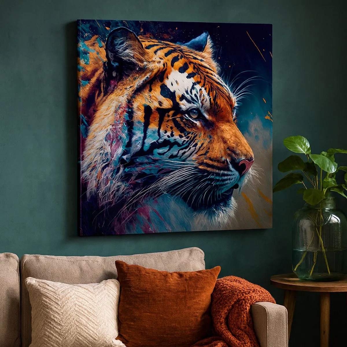 Impression sur toile - Image sur toile - Beauté sauvage - 30x30 cm