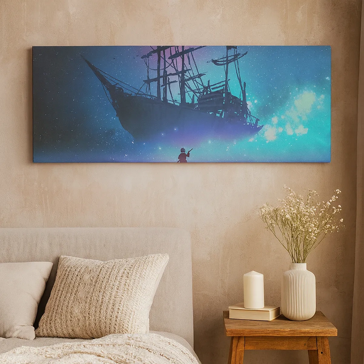 Impression sur toile - Image sur toile - A la rencontre du mythe de la mer - 30x30 cm