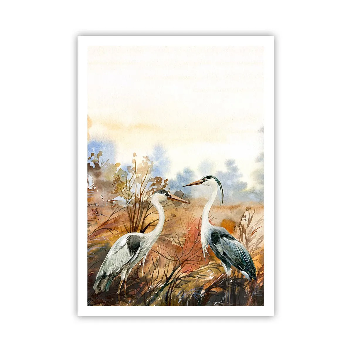 Affiche - Poster - Jusqu'où en automne ? - 70x100 cm