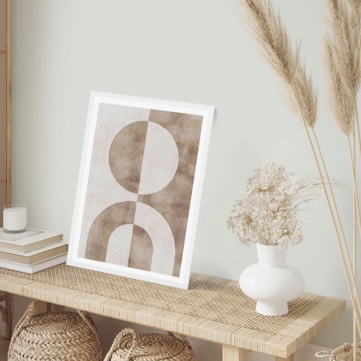 Affiche dans un cadre blanc - Poster - Similitudes et différences - 40x50 cm