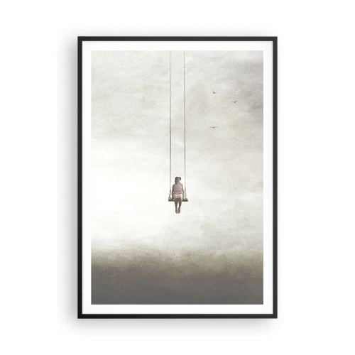 Affiche dans un cadre noir - Poster - Enfant en nous - 70x100 cm