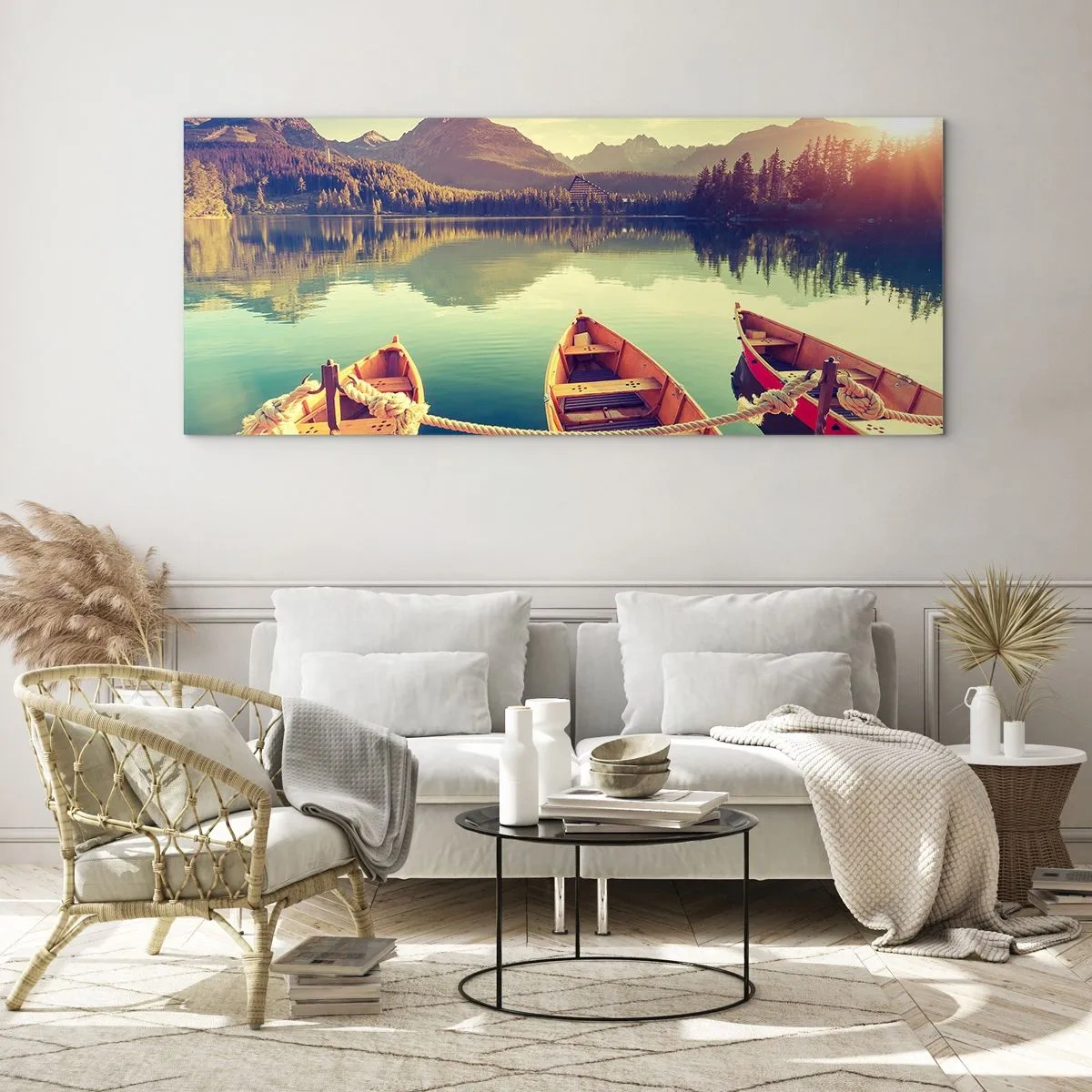 Impression sur verre - Image sur verre - Vivre selon ses règles - 100x40 cm