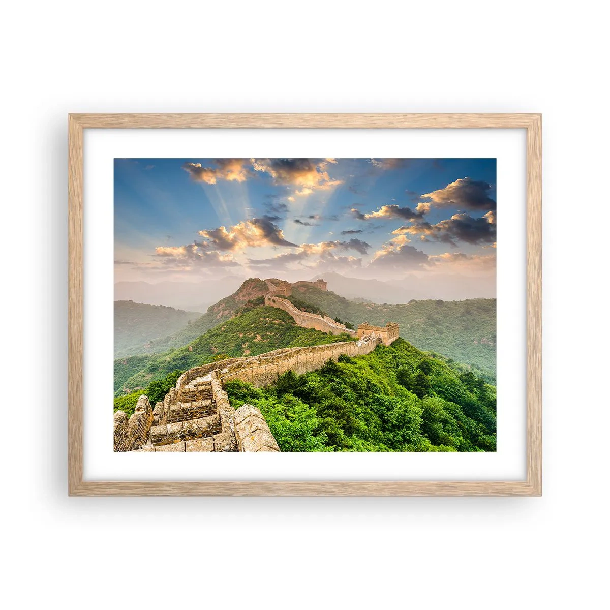 Affiche dans un chêne clair - Poster - Grandeur éternelle - 50x40 cm