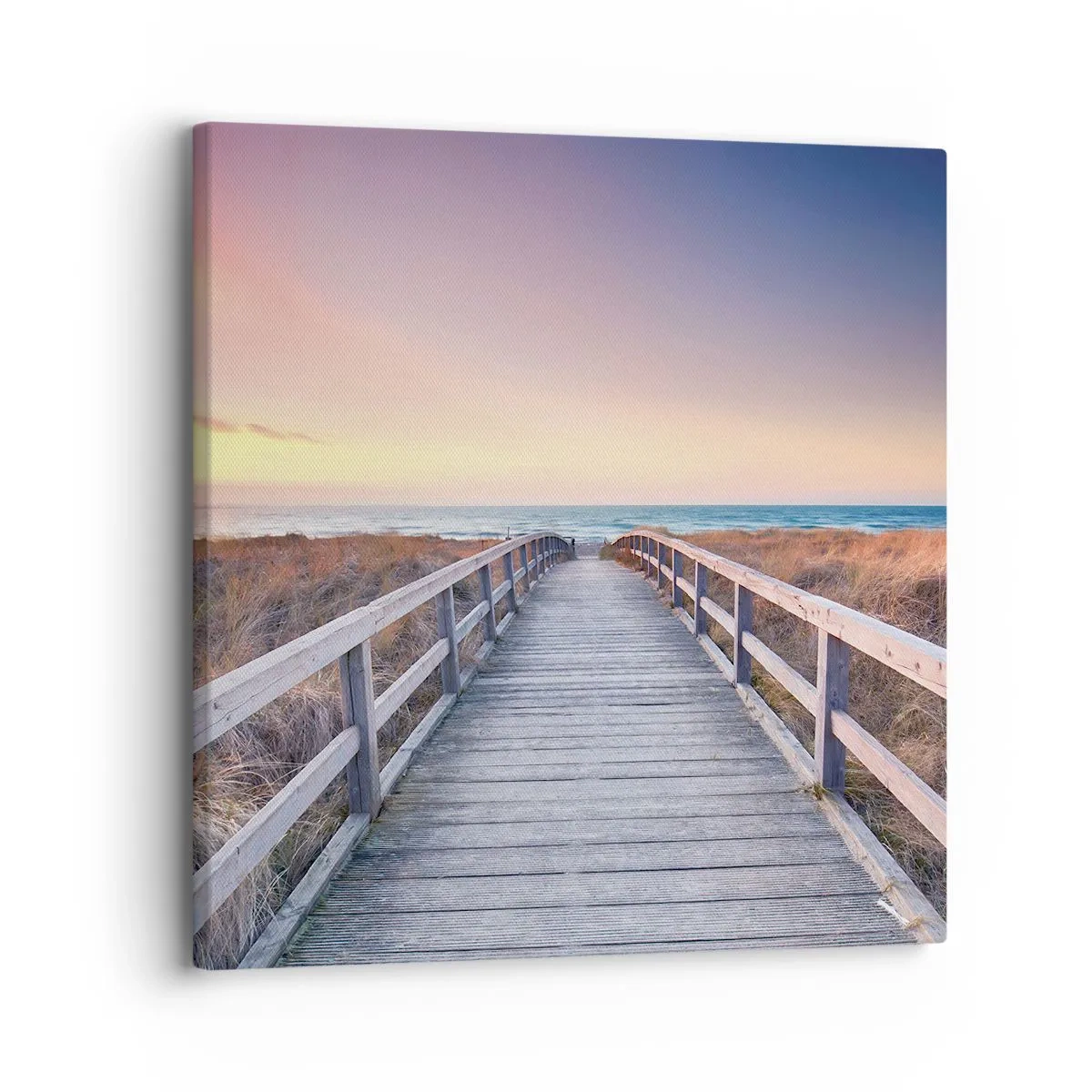 Impression sur toile - Image sur toile - Aurore baltique du soir - 30x30 cm