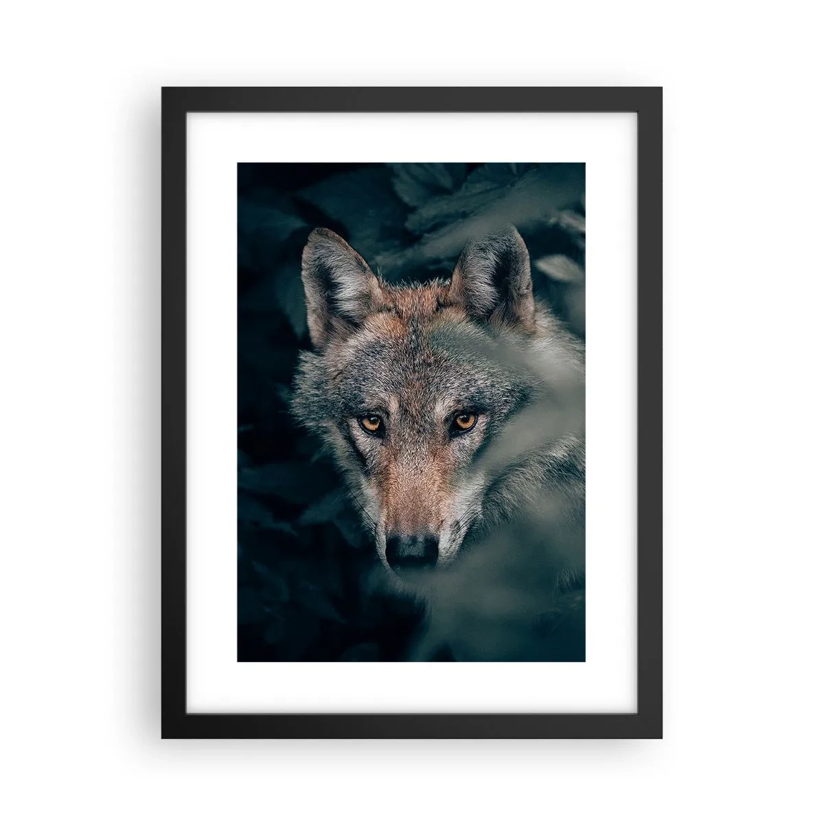 Affiche dans un cadre noir - Poster - Chasseur - 30x40 cm