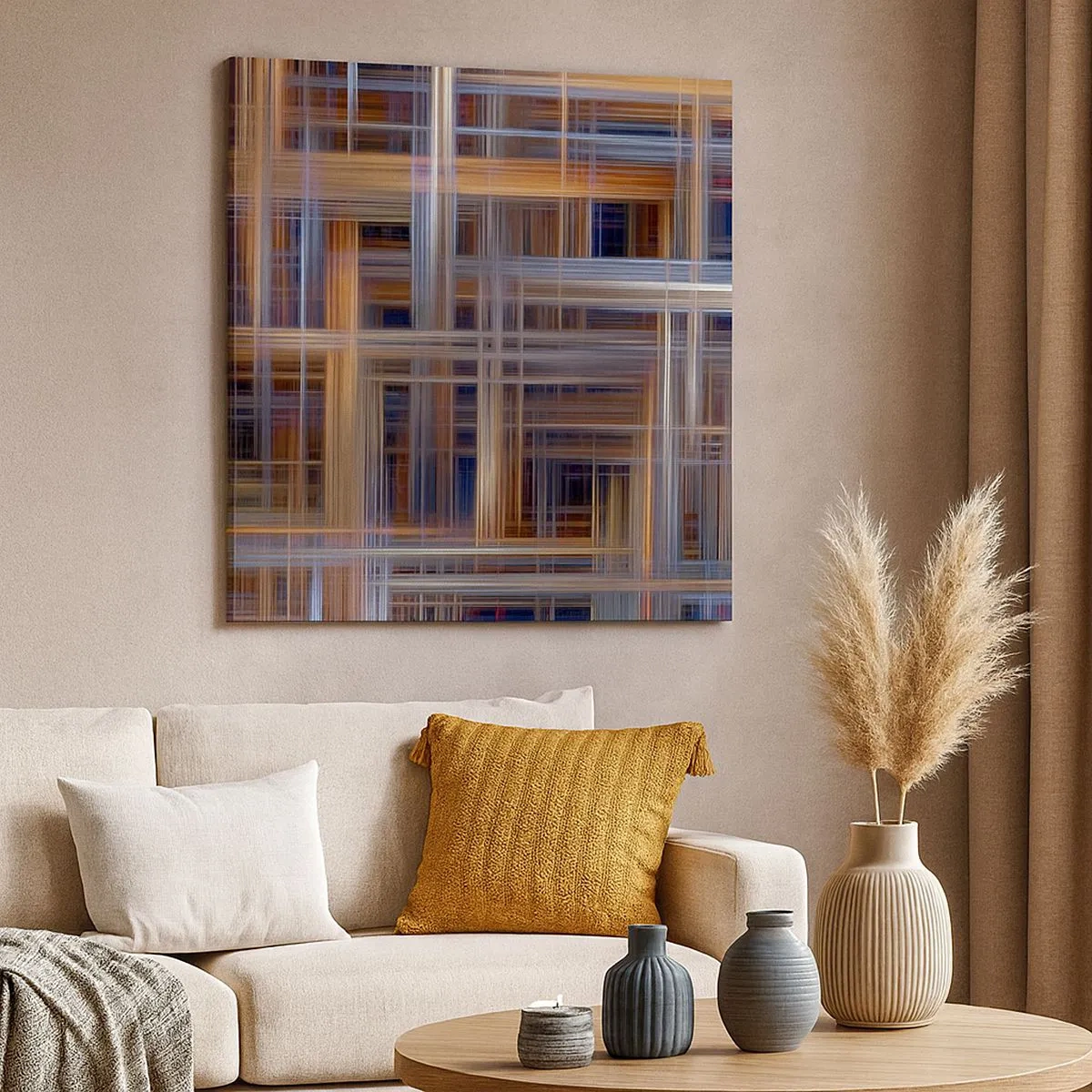 Impression sur toile - Image sur toile - Tissé de lumière - 30x30 cm