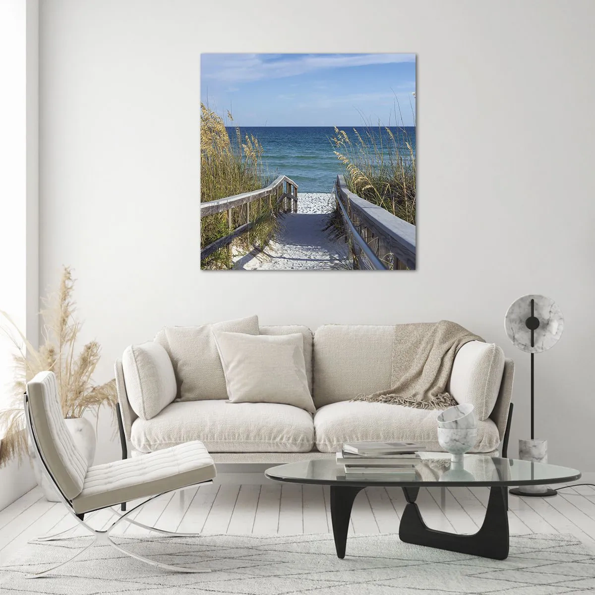 Impression sur verre - Image sur verre - Au soleil, sous le vent - 60x60 cm