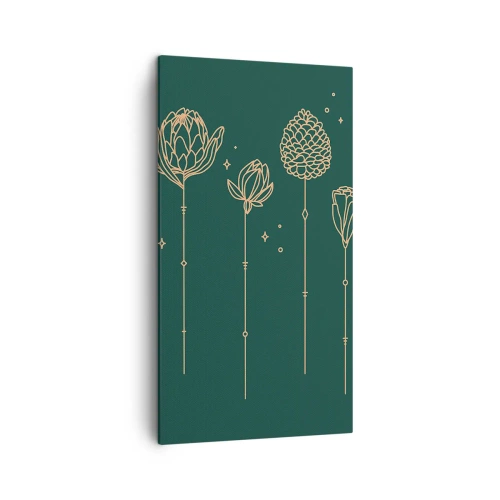 Impression sur toile - Image sur toile - La famille Plante - 45x80 cm