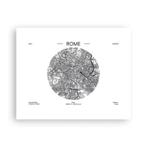 Affiche - Poster - Anatomie de Rome - 50x40 cm