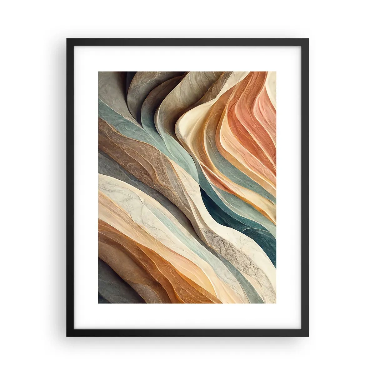 Affiche dans un cadre noir - Poster - Le moment avant le changement - 40x50 cm