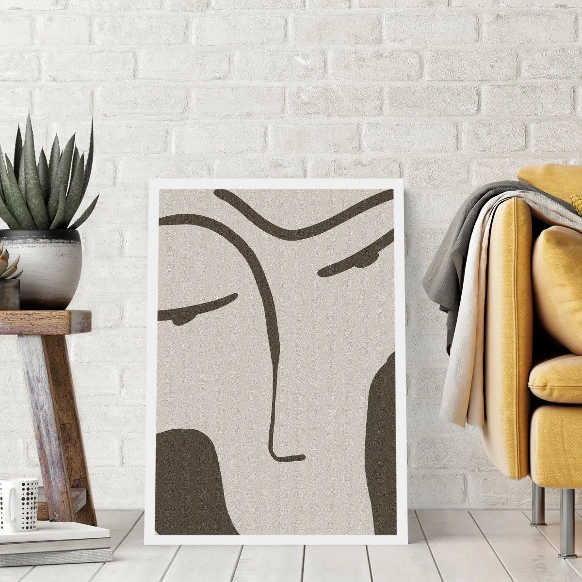 Affiche - Poster - Comme un tableau de Modigliani - 40x50 cm