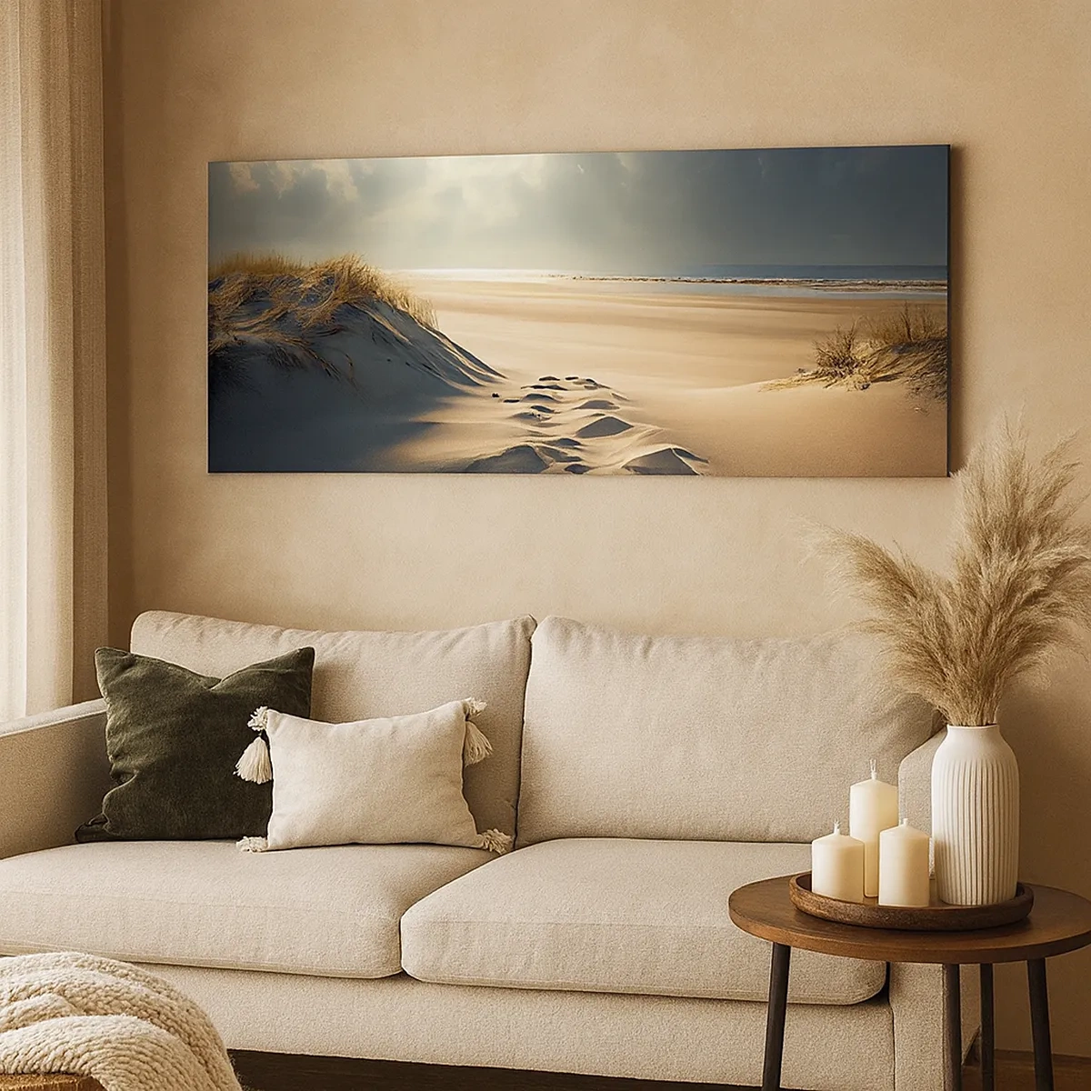 Impression sur toile - Image sur toile - Un paysage apaisant - 30x30 cm