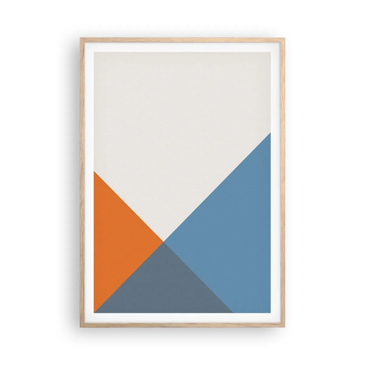 Affiche dans un chêne clair - Poster - Sous cette angle.... - 70x100 cm