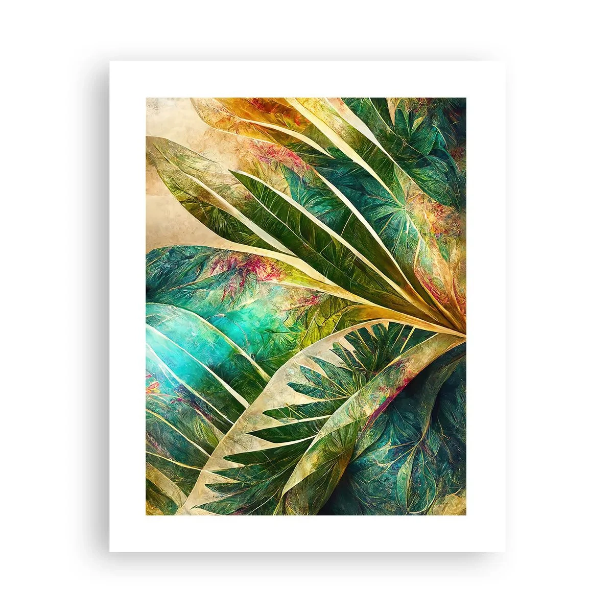 Affiche - Poster - Les couleurs des tropiques - 40x50 cm