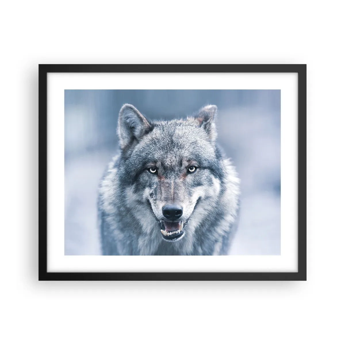 Affiche dans un cadre noir - Poster - Relèverez-vous le défi ? - 50x40 cm