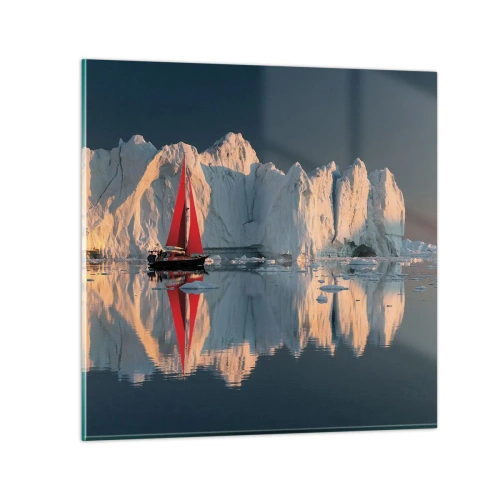 Impression sur verre - Image sur verre - Aux limites du monde - 60x60 cm