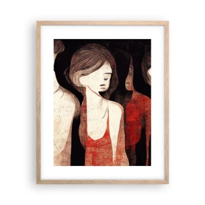 Affiche dans un chêne clair - Poster - Madones des ténèbres - 40x50 cm