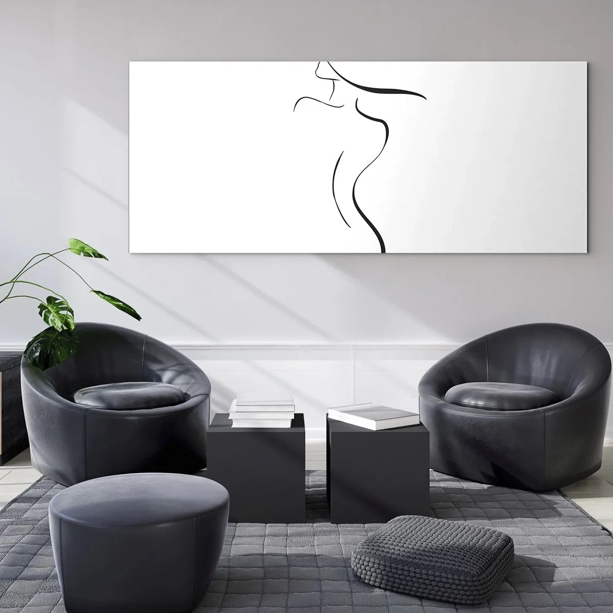Impression sur verre - Image sur verre - Insaisissable comme une vague - 100x40 cm