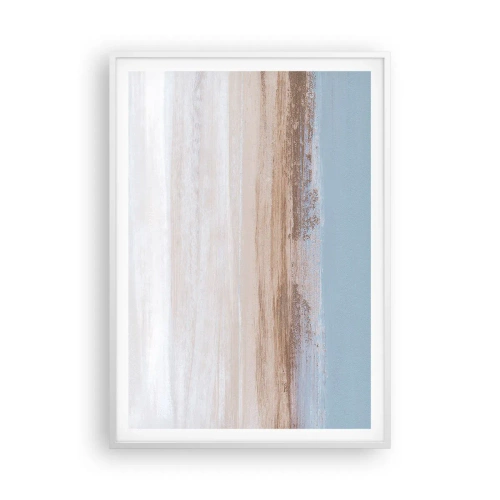 Affiche dans un cadre blanc - Poster - Paysage ambigu - 70x100 cm