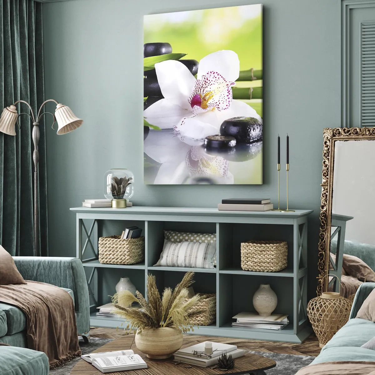 Impression sur toile - Image sur toile - Raffraîchissement de fraîcheur - 65x120 cm