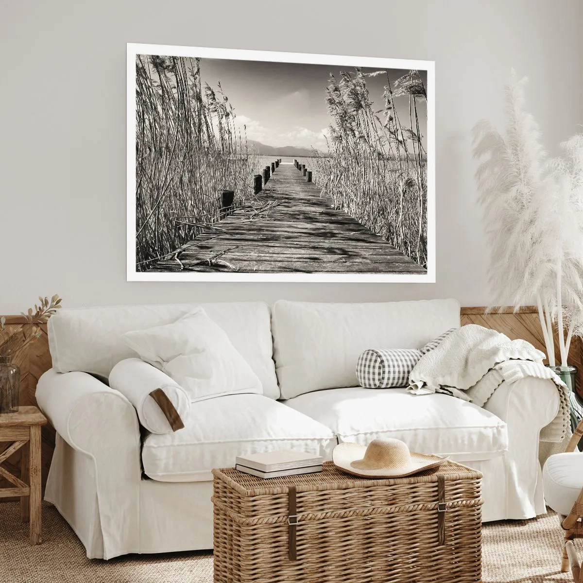 Affiche - Poster - Dans le calme de l'herbe - 50x40 cm