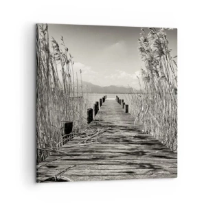 Impression sur toile - Image sur toile - Dans le calme de l'herbe - 60x60 cm