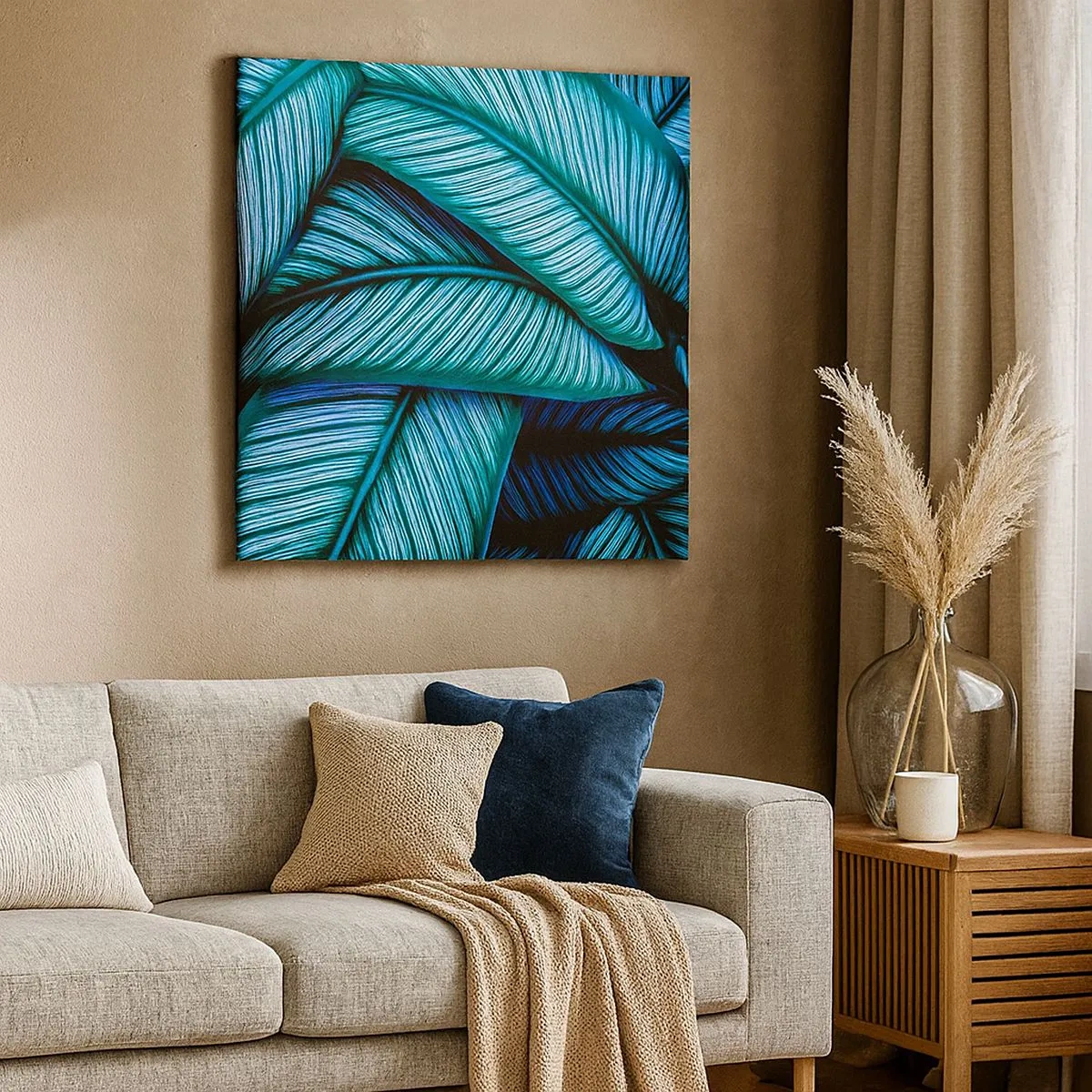 Impression sur toile - Image sur toile - Lignes de vie - 30x30 cm