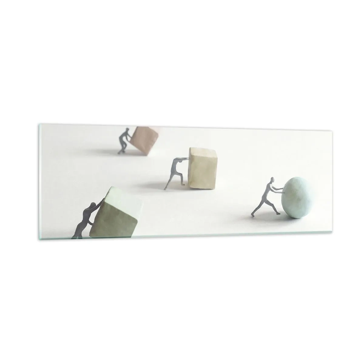 Impression sur verre - Image sur verre - Rien que la vie - 90x30 cm