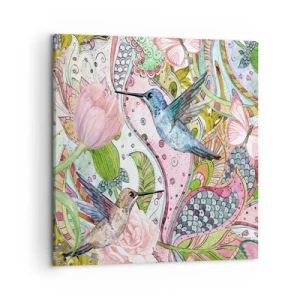 Impression sur toile - Image sur toile - Empêtré dans les vignes - 50x50 cm