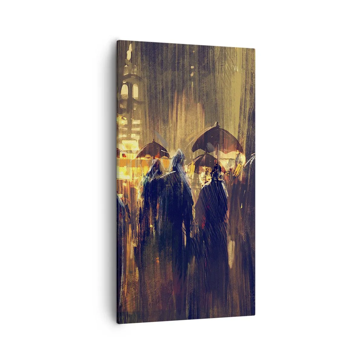 Impression sur toile - Image sur toile - Adeptes de la pluie - 55x100 cm
