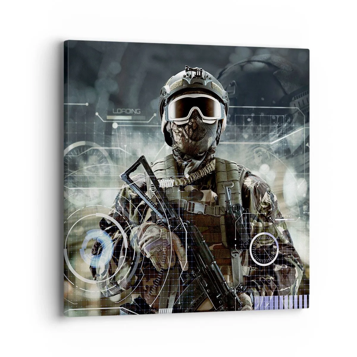 Impression sur toile - Image sur toile - Puissance sans limite - 40x40 cm