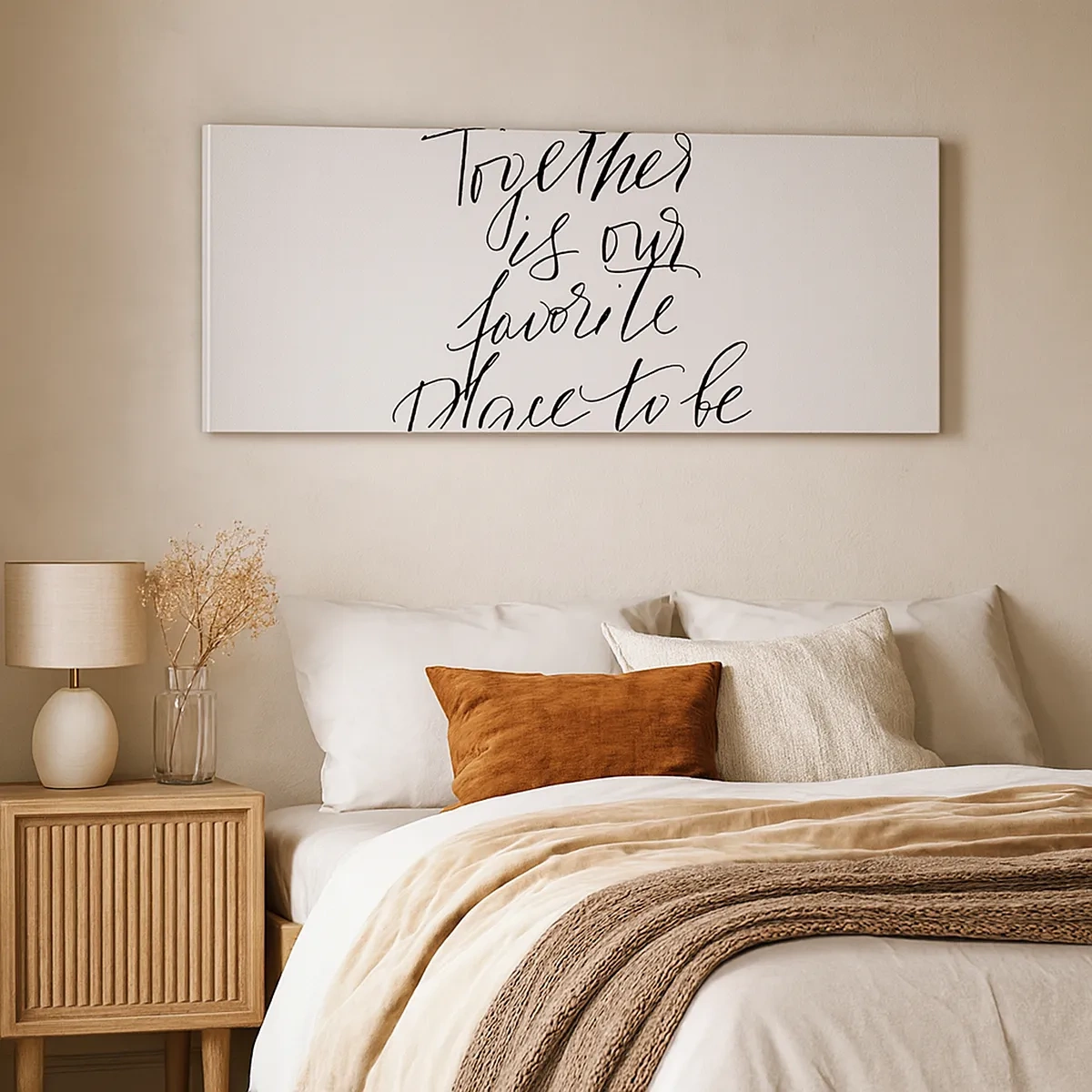 Impression sur toile - Image sur toile - Vous aussi vous le sentez? - 30x30 cm