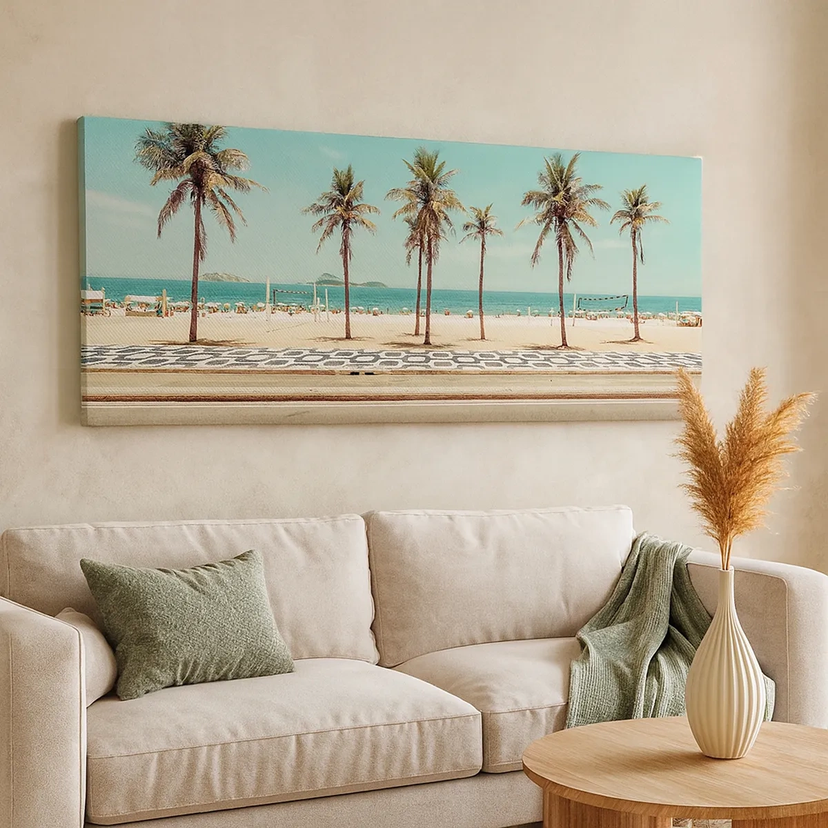 Impression sur toile - Image sur toile - Gardien de plage - 30x30 cm
