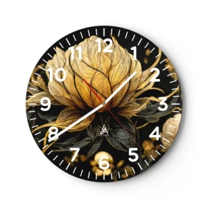 Horloge murale - Pendule murale - Fragilité subtile - 30x30 cm