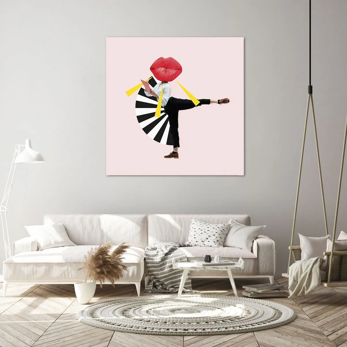 Impression sur toile - Image sur toile - Pop-art surréaliste - 60x60 cm