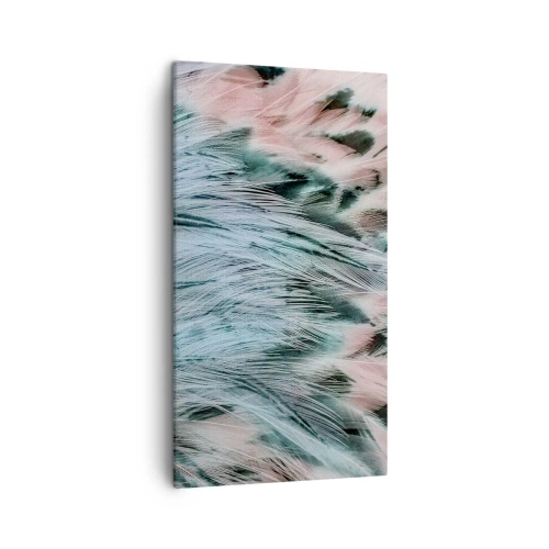 Impression sur toile - Image sur toile - Duvet rose saphir - 45x80 cm