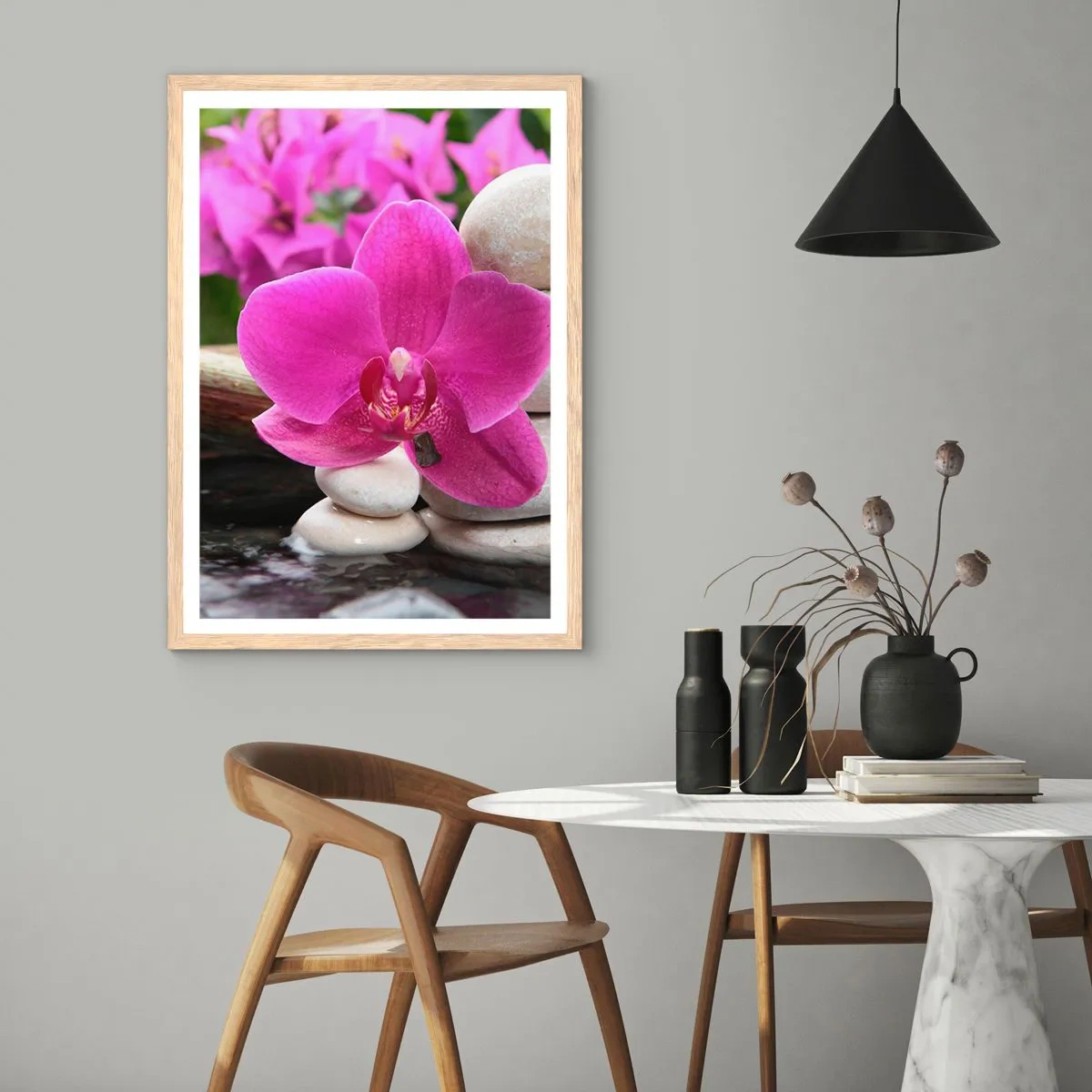 Affiche dans un chêne clair - Poster - Tu te reposes déjà - 61x91 cm