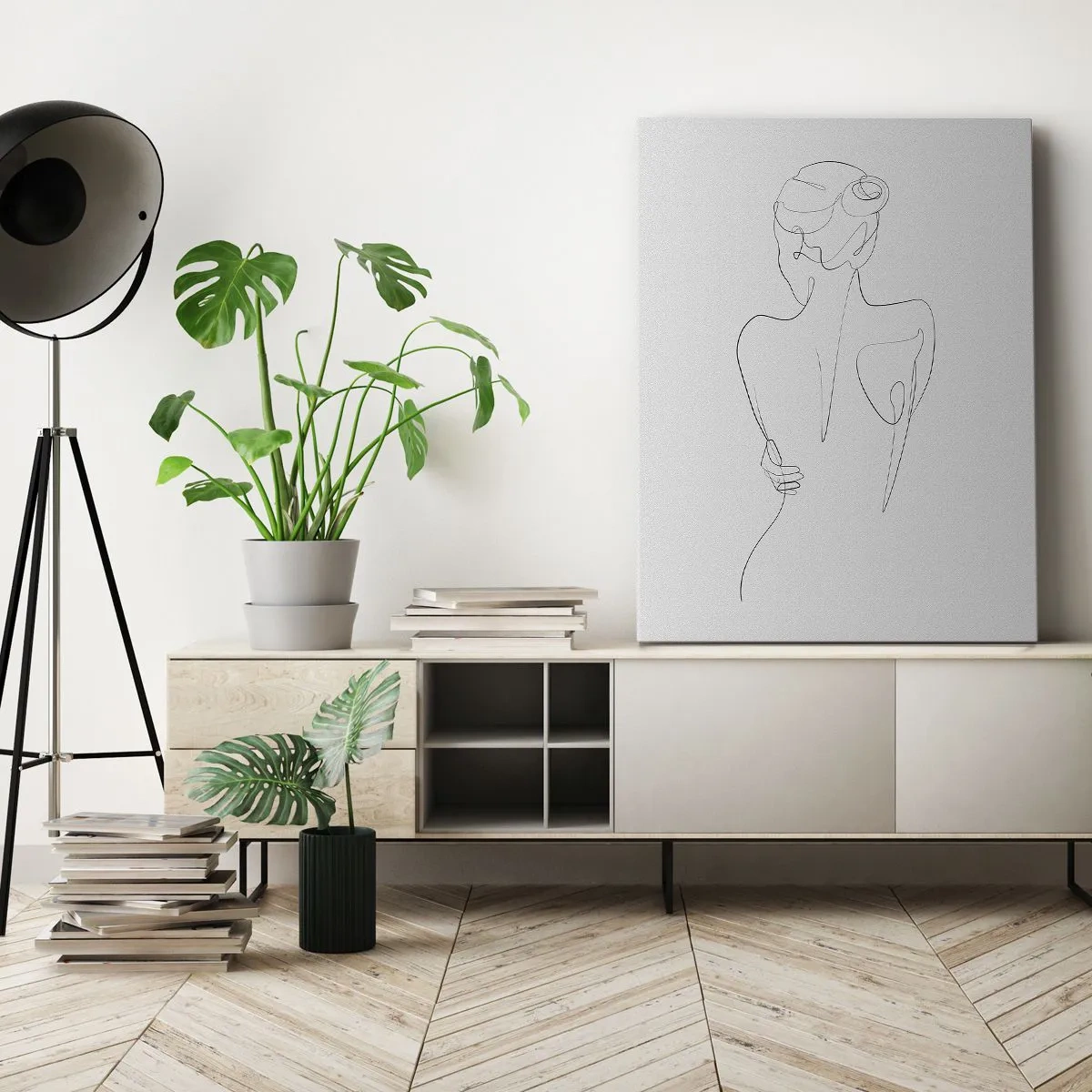 Impression sur toile - Image sur toile - Musique corporelle - 45x80 cm