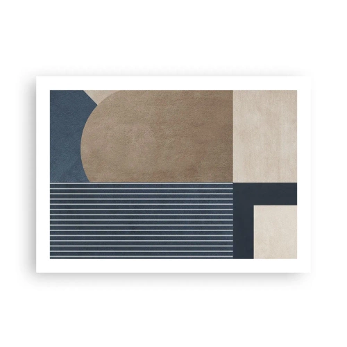 Affiche - Poster - Composition simple et en rondeur - 70x50 cm