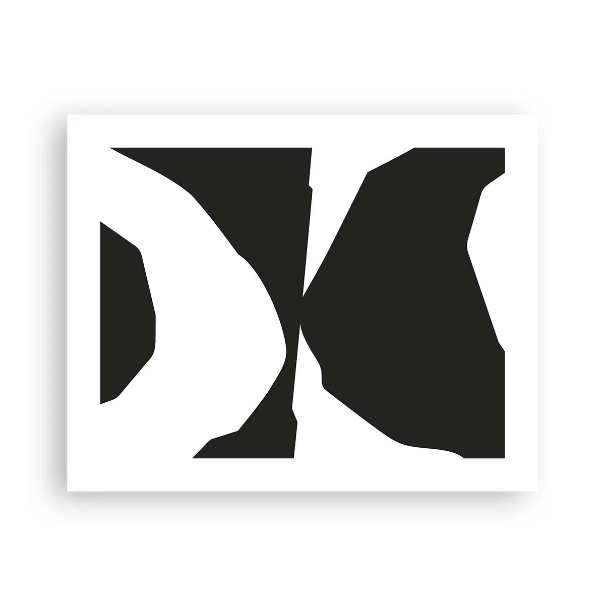 Affiche - Poster - Positif négatif - 50x40 cm