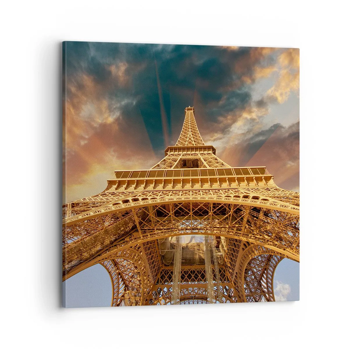 Impression sur toile - Image sur toile - Comment l'humanité a atteint le ciel - 70x70 cm