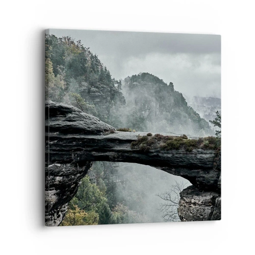 Impression sur toile - Image sur toile - L'aventure est sur le point de commencer - 30x30 cm