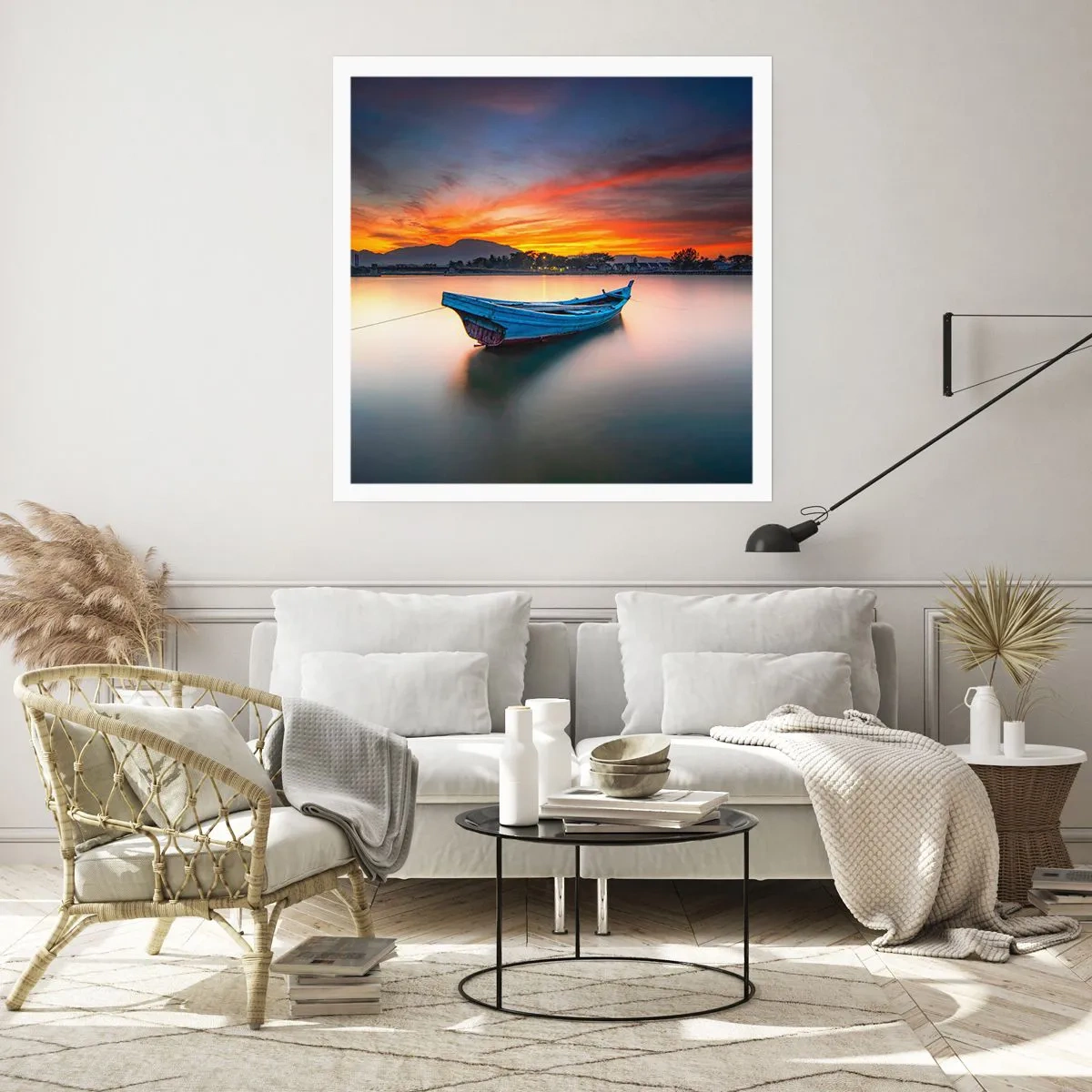 Affiche - Poster - Une bonne nuit arrive - 30x30 cm